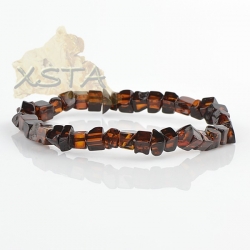Light cherry amber bracelet polished